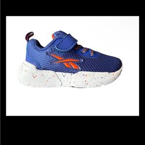 Reebok Kids Size 5C Royal Blue & Orange Lightweight Sneaker